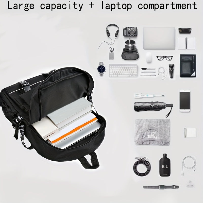 Stylish Backpacks for Students, Fashionable Bags for Women, Oxford Cloth Backpacks for Middle And High School Students [Zipper Direction Random, Shoulder Strap Letters Random]