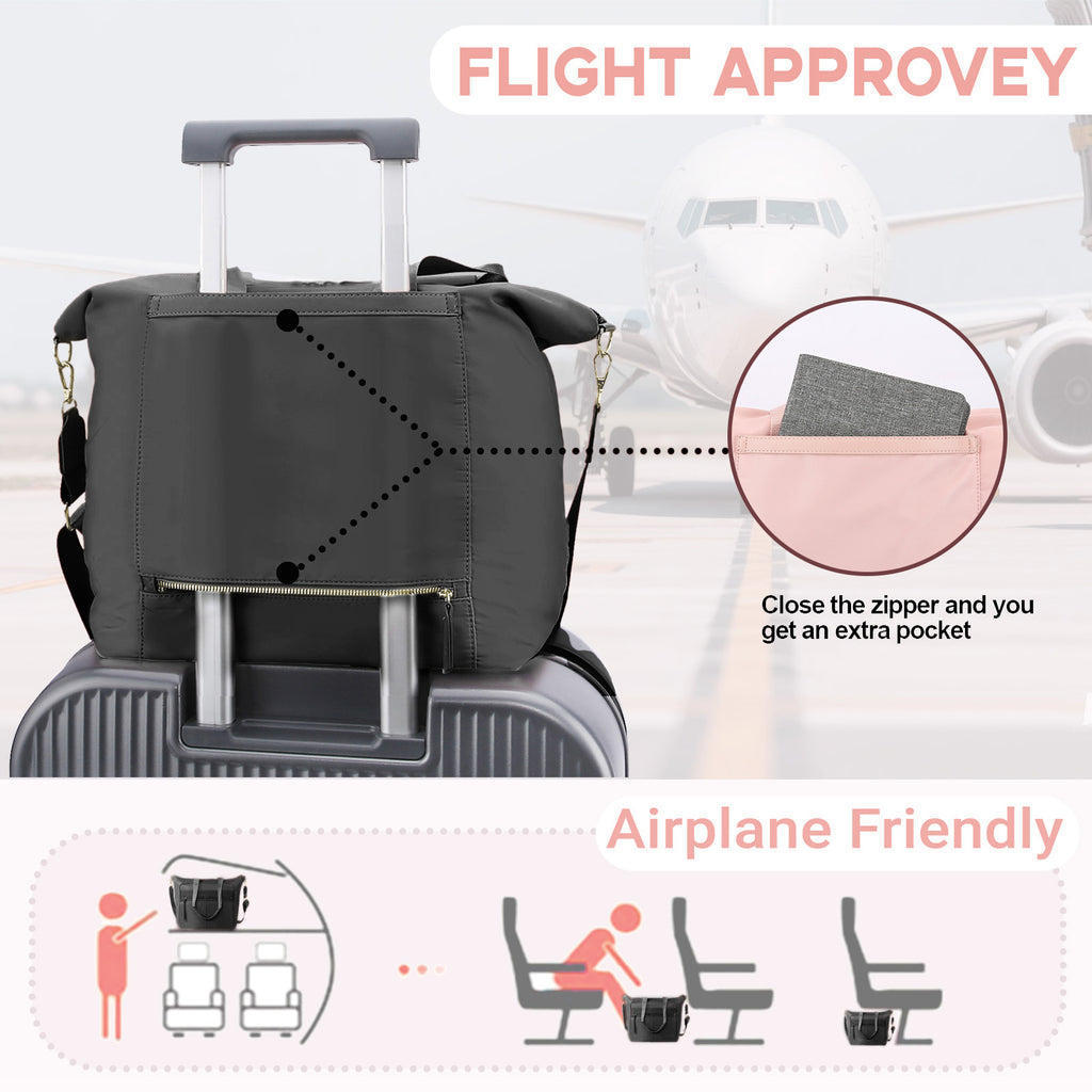 [Unisex Large Capacity Travel Bag]-Multi-functional travel bag-Separation of Wet and Dry | Stylish And Practical Compartment Design-Convenient Side Pocket,Holds 15.6-inch Computer, Ideal for home organization, family trips, h