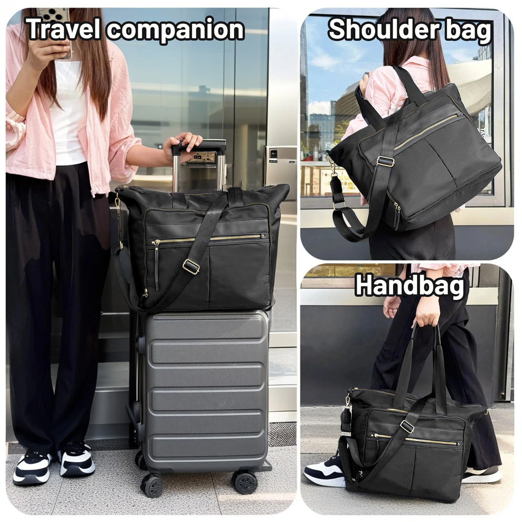 [Unisex Large Capacity Travel Bag]-Multi-functional travel bag-Separation of Wet and Dry | Stylish And Practical Compartment Design-Convenient Side Pocket,Holds 15.6-inch Computer, Ideal for home organization, family trips, h