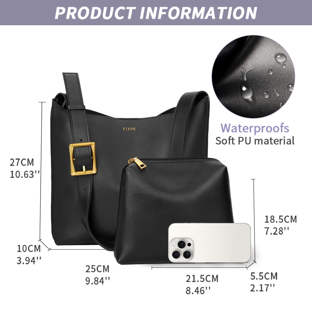 Women's Tote Bag Vegan Leather Travel Work Hobo Bags For Women Medium Slouchy Designer Handbags Fashion Purses