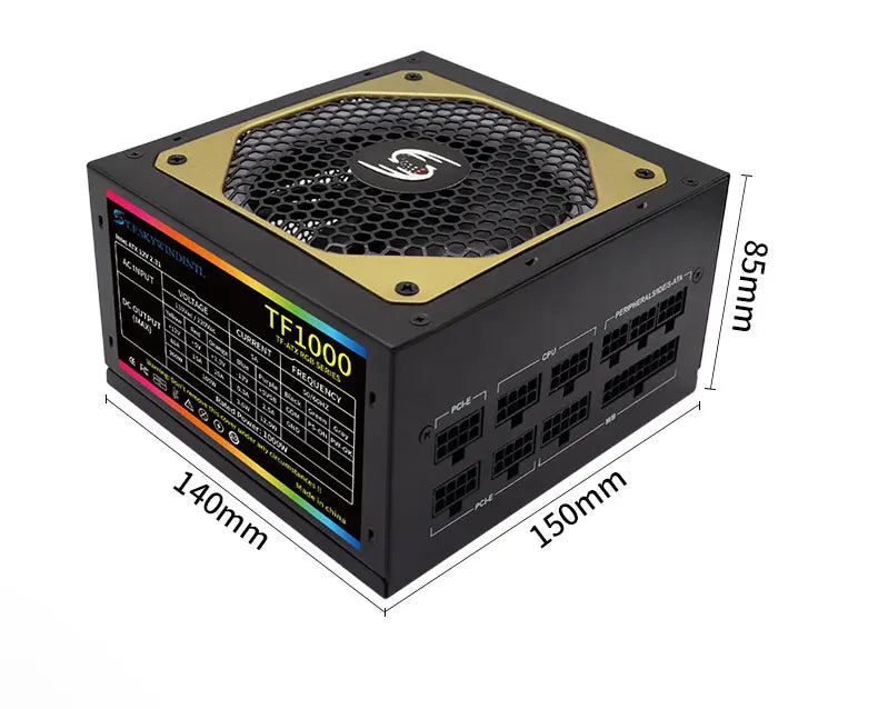 New RGB ATX 850w 1000W 1200w Power Supply 80plus Desktop Computer Power Supply for PC Gaming