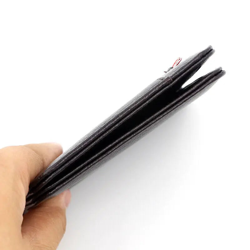 Portable Slim Soft Wallet PU Leather Mini Credit Card Wallet Purse Card Holders for Men Wallet Thin Small Short Wallets