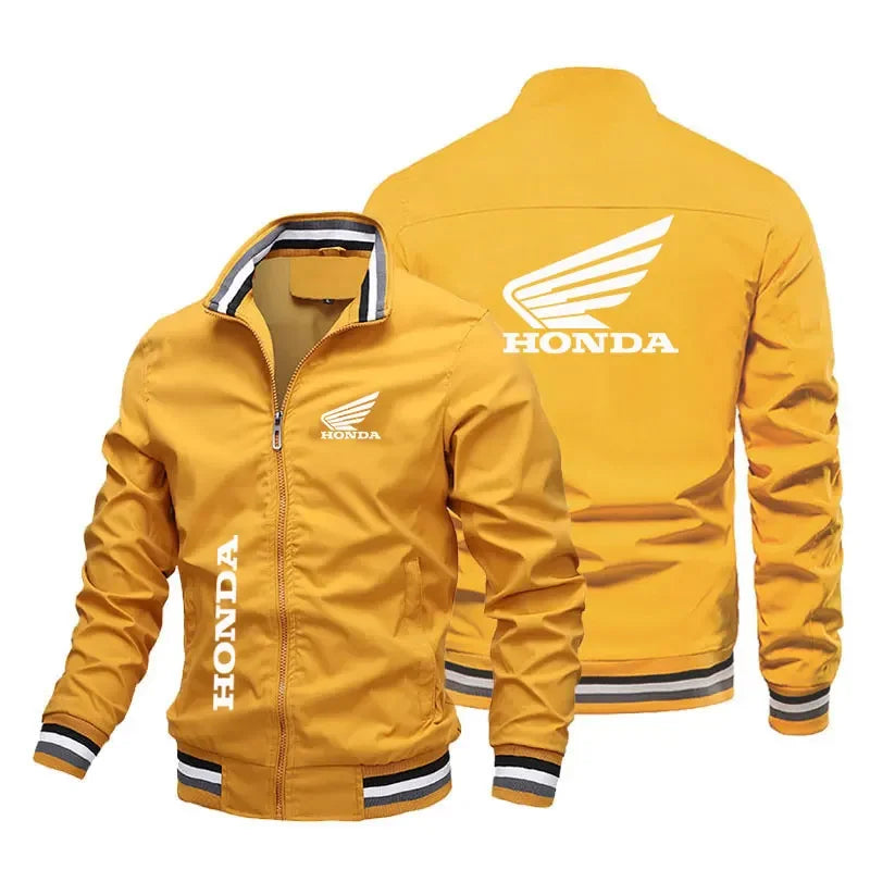 2025 Honda Men's motorcycle jacket spring summer outdoor leisure fashion sports coat ultra-thin zipper sun protection clothing