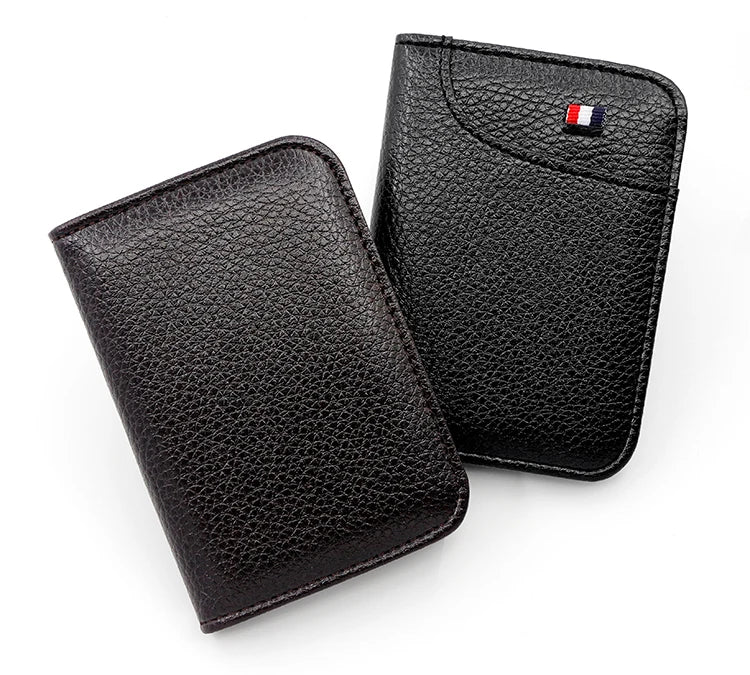 Portable Slim Soft Wallet PU Leather Mini Credit Card Wallet Purse Card Holders for Men Wallet Thin Small Short Wallets