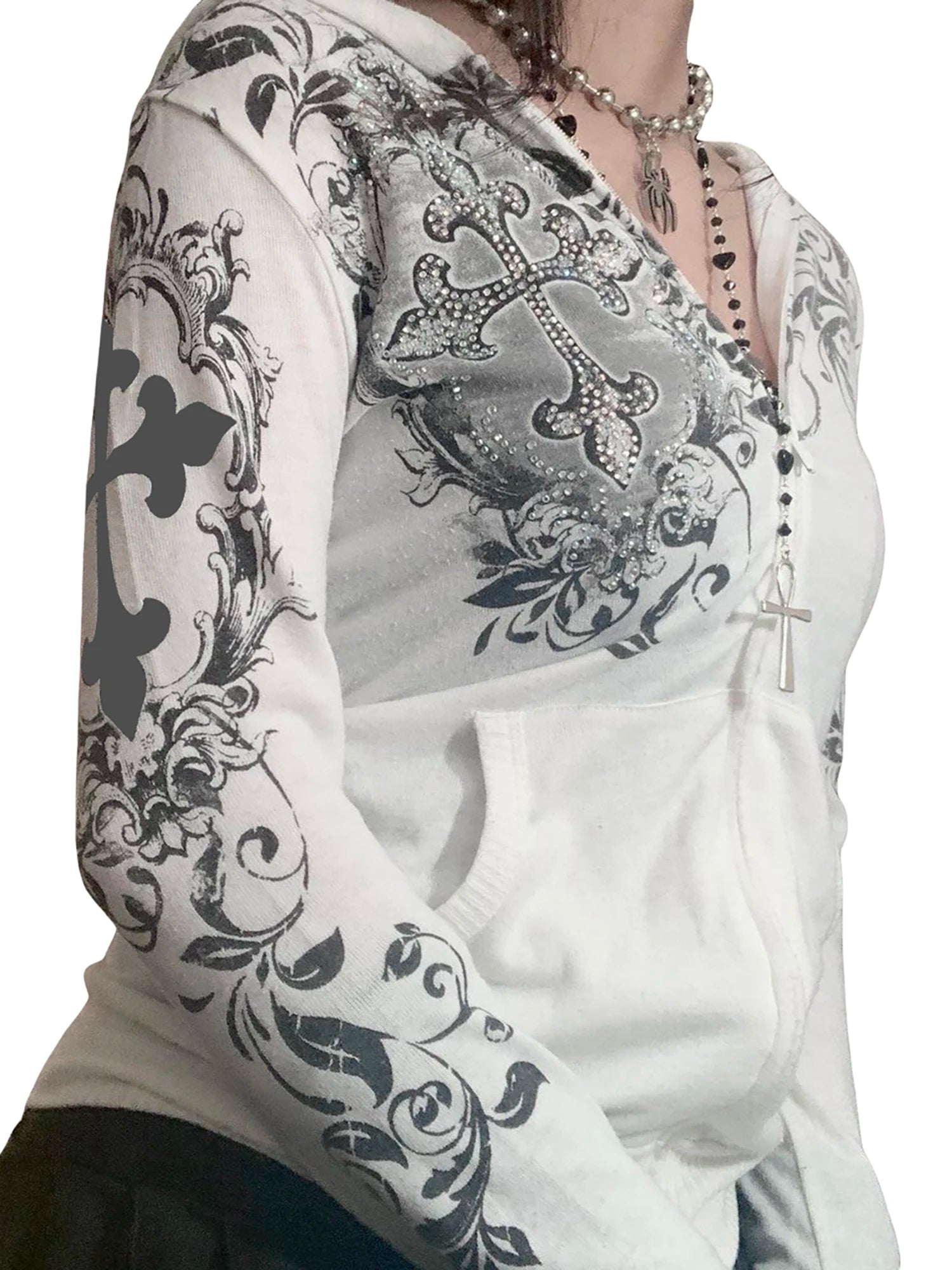 Women s Pullover Hoodie Retro Style Long Sleeve Sweatshirt with Front Pockets for Urban Streetwear Casual Outfits