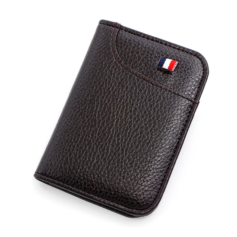 Portable Slim Soft Wallet PU Leather Mini Credit Card Wallet Purse Card Holders for Men Wallet Thin Small Short Wallets