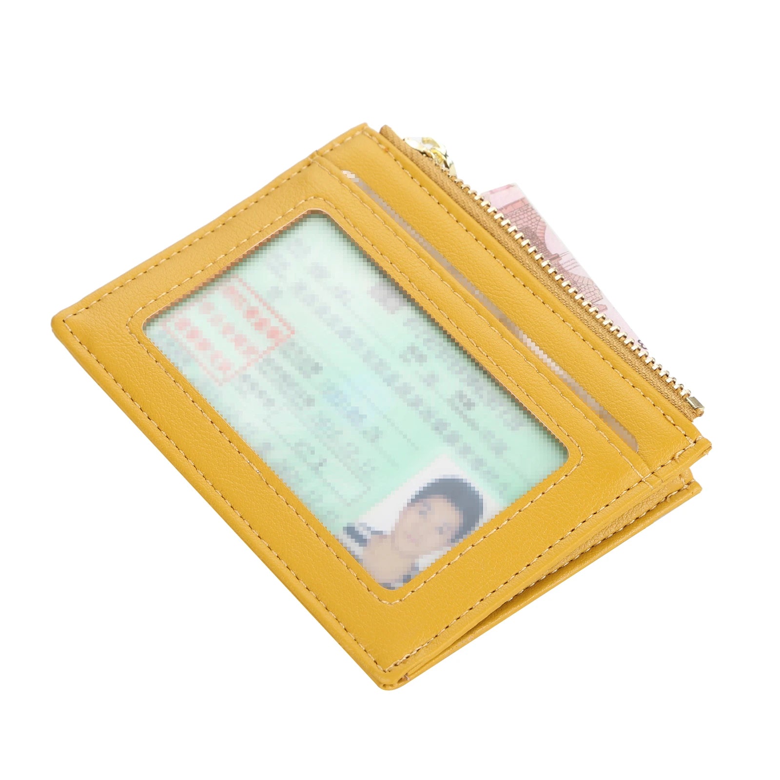New Mini Women Wallets Card Wallets Slim Zipper PU Leather Top Quality Fashion Female Purse Card Holder Wallet