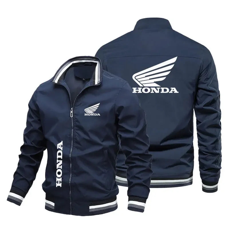 2025 Honda Men's motorcycle jacket spring summer outdoor leisure fashion sports coat ultra-thin zipper sun protection clothing