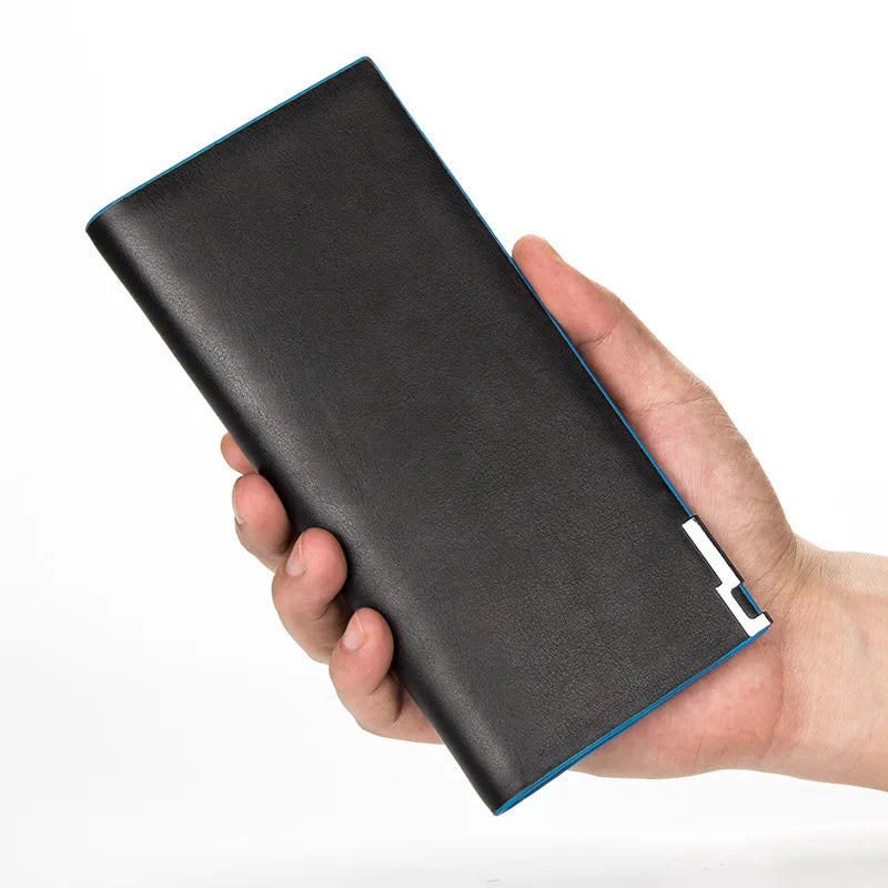 New Men's Wallet Thin Slim Wallet Long Male Business Clutch Bag Coin Purse Luxury Brand Men Wallet Carteira Masculina Cardholder