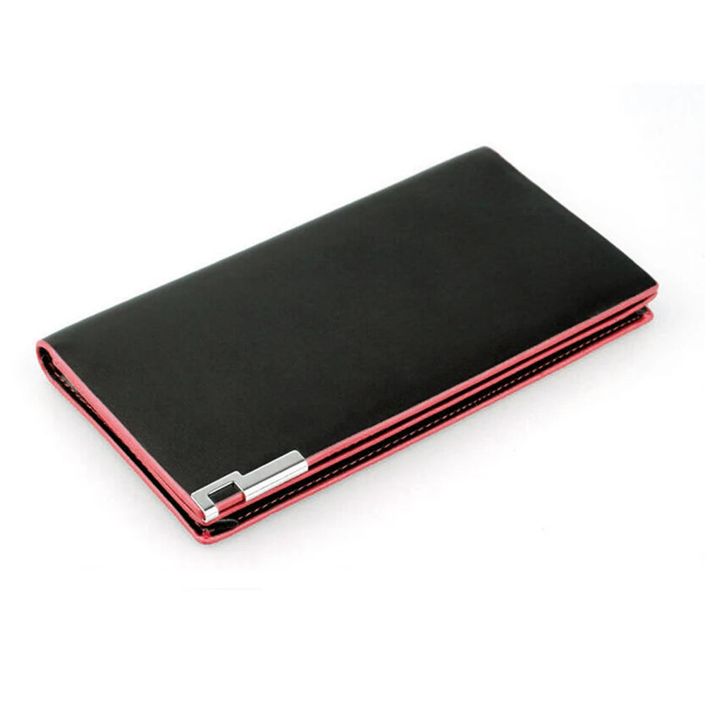 New Men's Wallet Thin Slim Wallet Long Male Business Clutch Bag Coin Purse Luxury Brand Men Wallet Carteira Masculina Cardholder