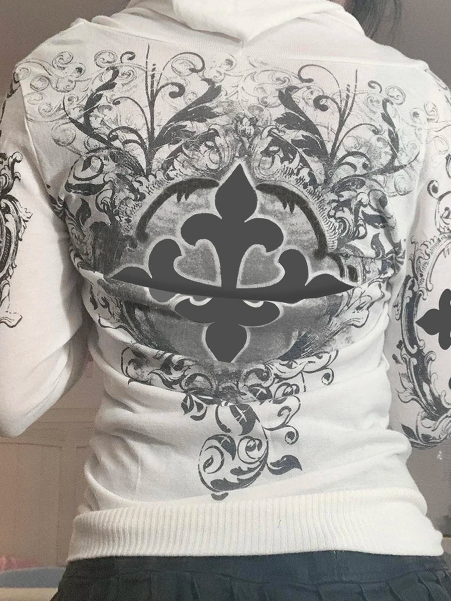 Women s Pullover Hoodie Retro Style Long Sleeve Sweatshirt with Front Pockets for Urban Streetwear Casual Outfits