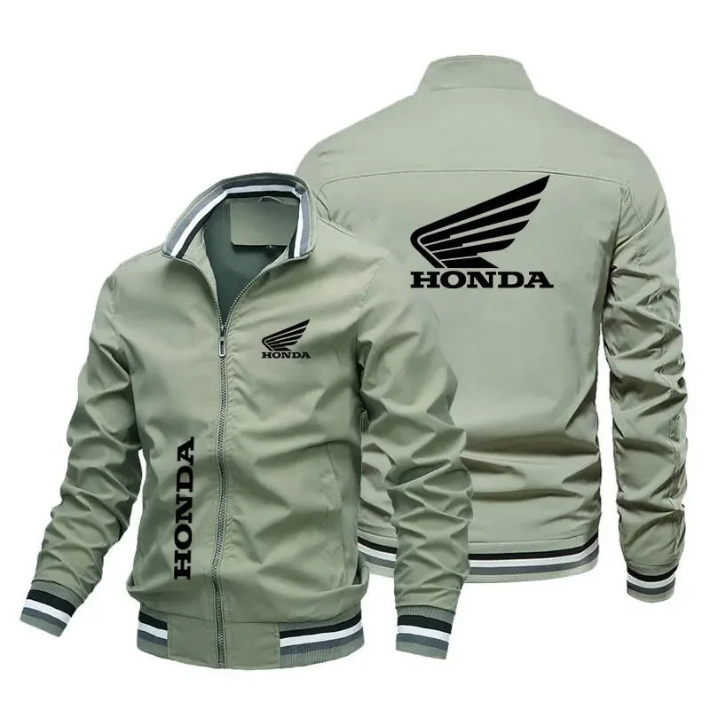 2025 Honda Men's motorcycle jacket spring summer outdoor leisure fashion sports coat ultra-thin zipper sun protection clothing