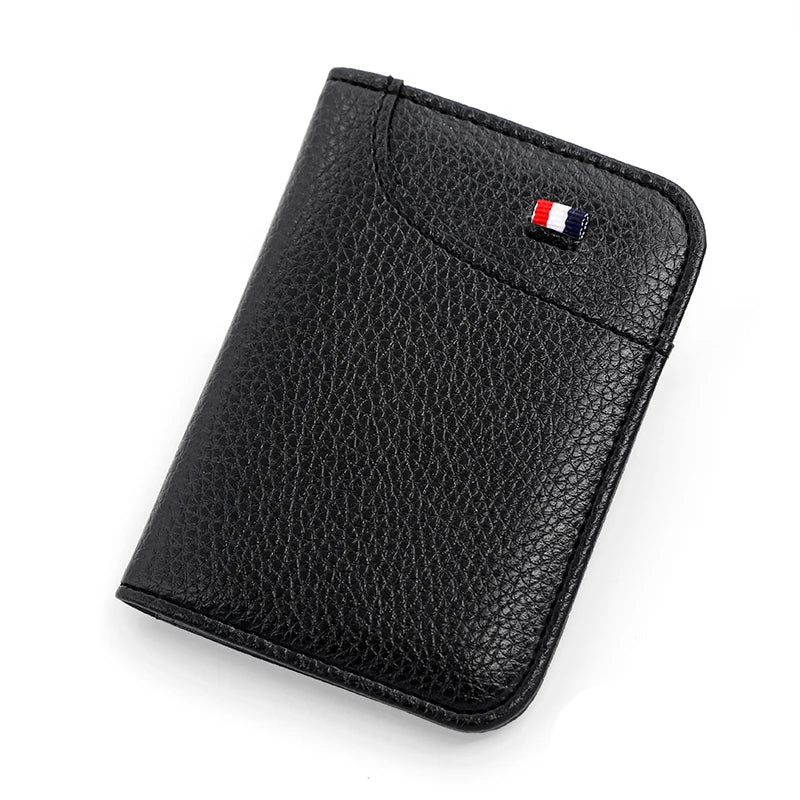 Portable Slim Soft Wallet PU Leather Mini Credit Card Wallet Purse Card Holders for Men Wallet Thin Small Short Wallets