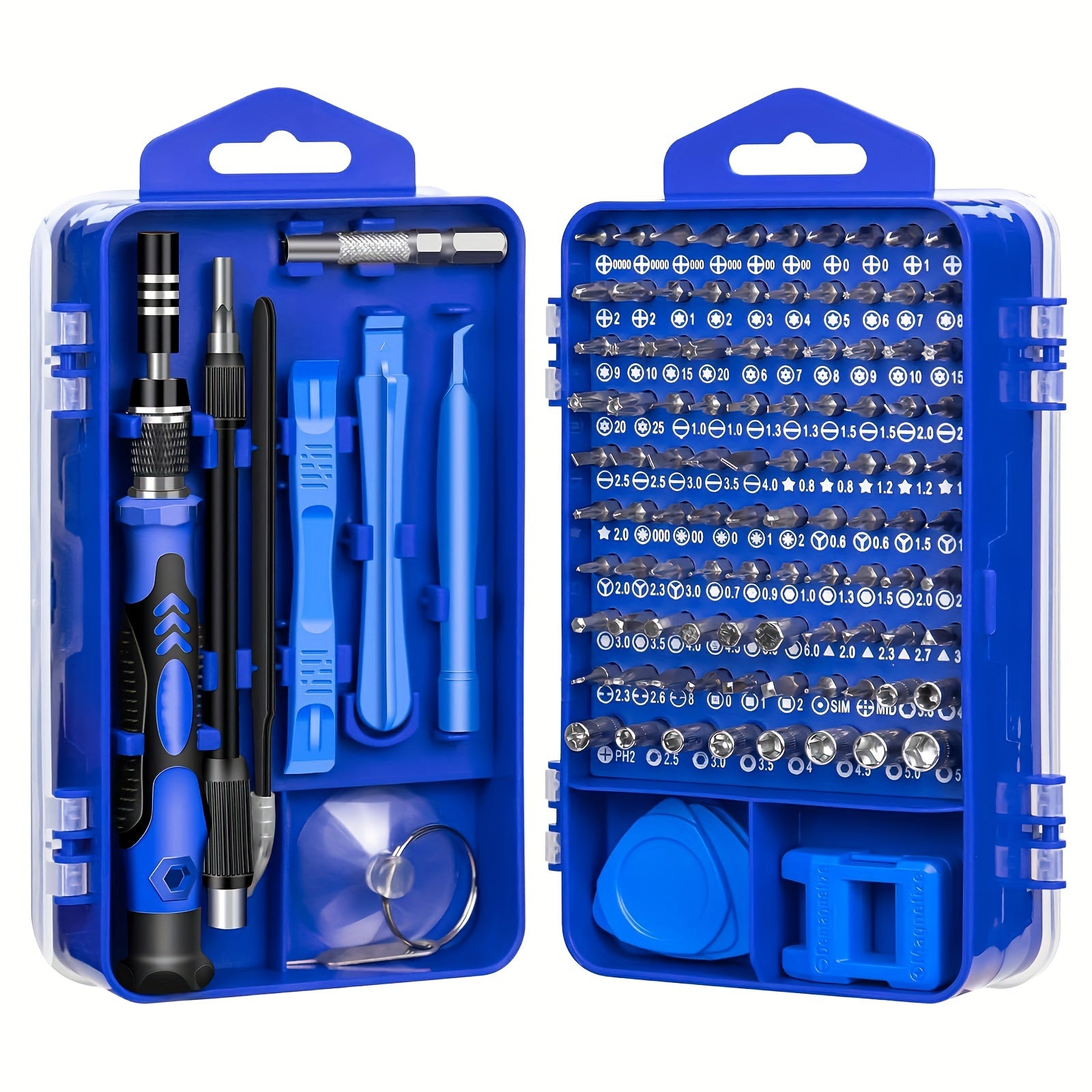 1SET 1pc 115-in-1 Blue Precision Screwdriver Set, Upgraded Multifunctional Electronic Repair Tool Set, Comes with Box, Many Styles, Suitable for Electronic Products, Phones, Computers, iPhones, Glasses, Watches, etc