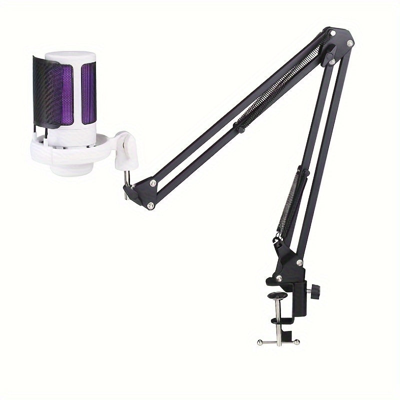 Gooermi Game USB Microphone, RGB Condenser Microphone With Tripod, Volume Adjustment And Mute Button Function, Compatible With Computers, Laptops, Games, Podcasts, Streaming