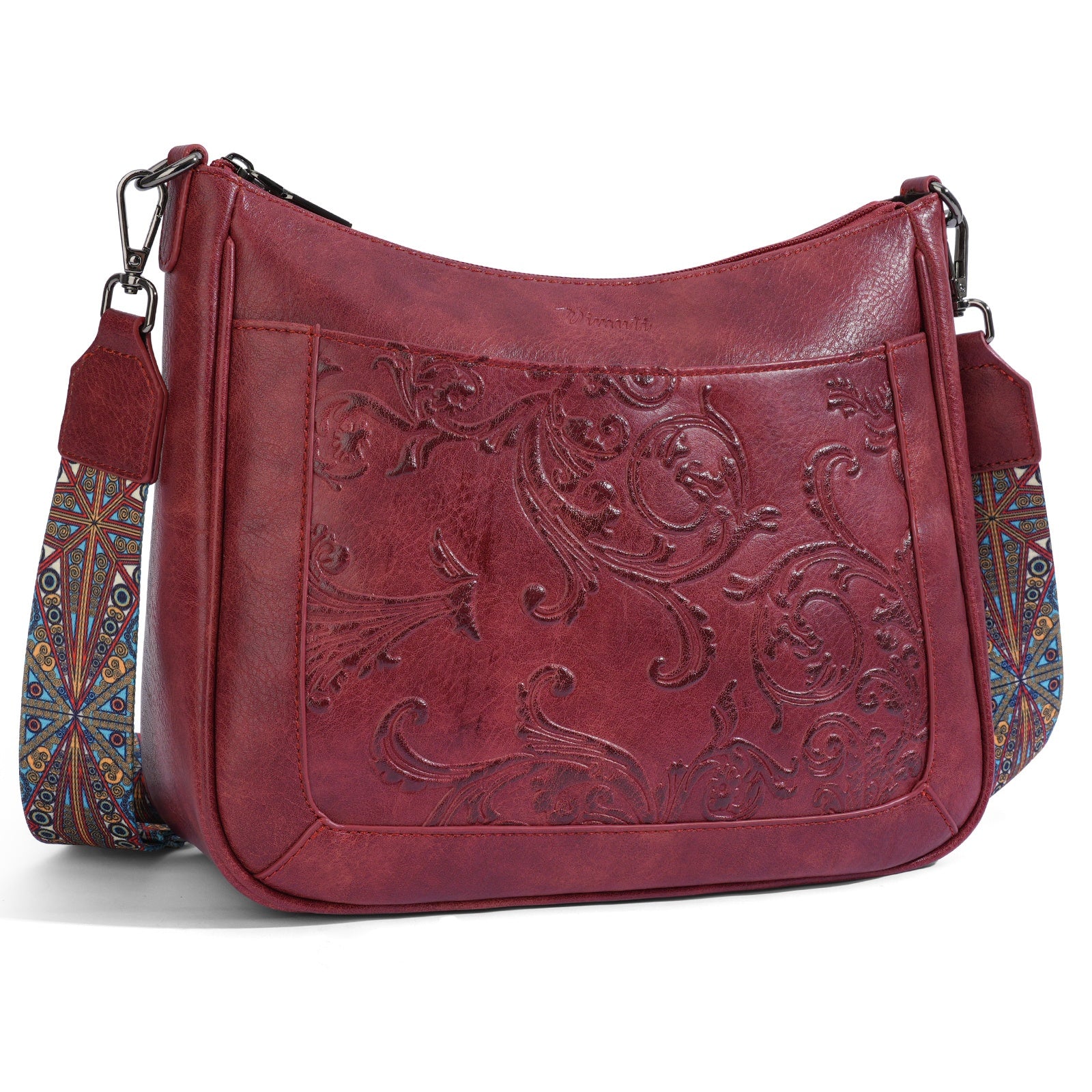 Embossed Crossbody Handbags Shoulder Bags For Women - Everyday Purse With Adjustable Strap - Ladies Bag