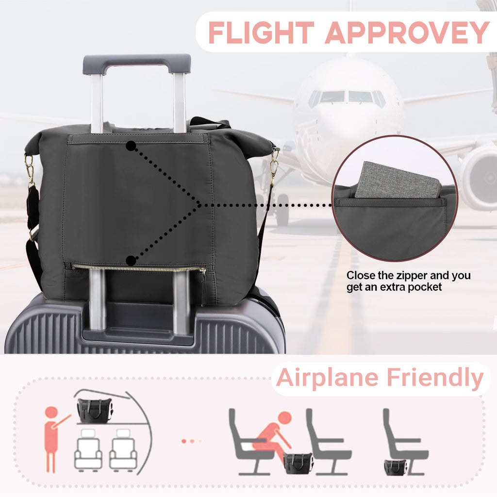 [Unisex Large Capacity Travel Bag]-Multi-functional travel bag-Separation of Wet and Dry | Stylish And Practical Compartment Design-Convenient Side Pocket,Holds 15.6-inch Computer, Ideal for home organization, family trips, h